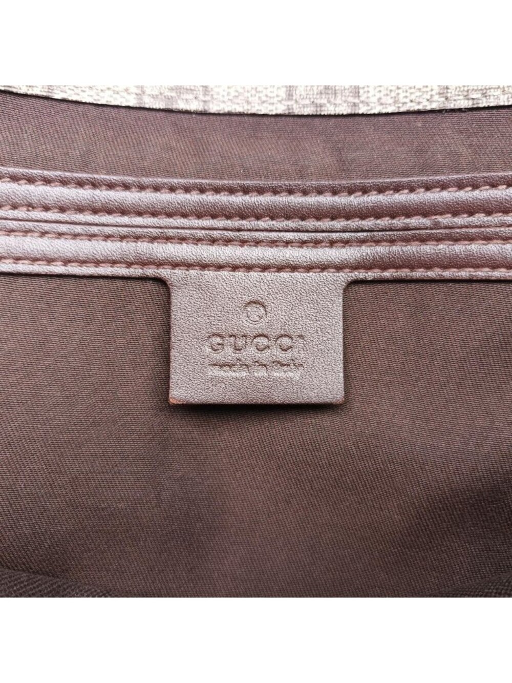 Gucci GG Plus Messenger Brown Leather - Picture 10 of 16